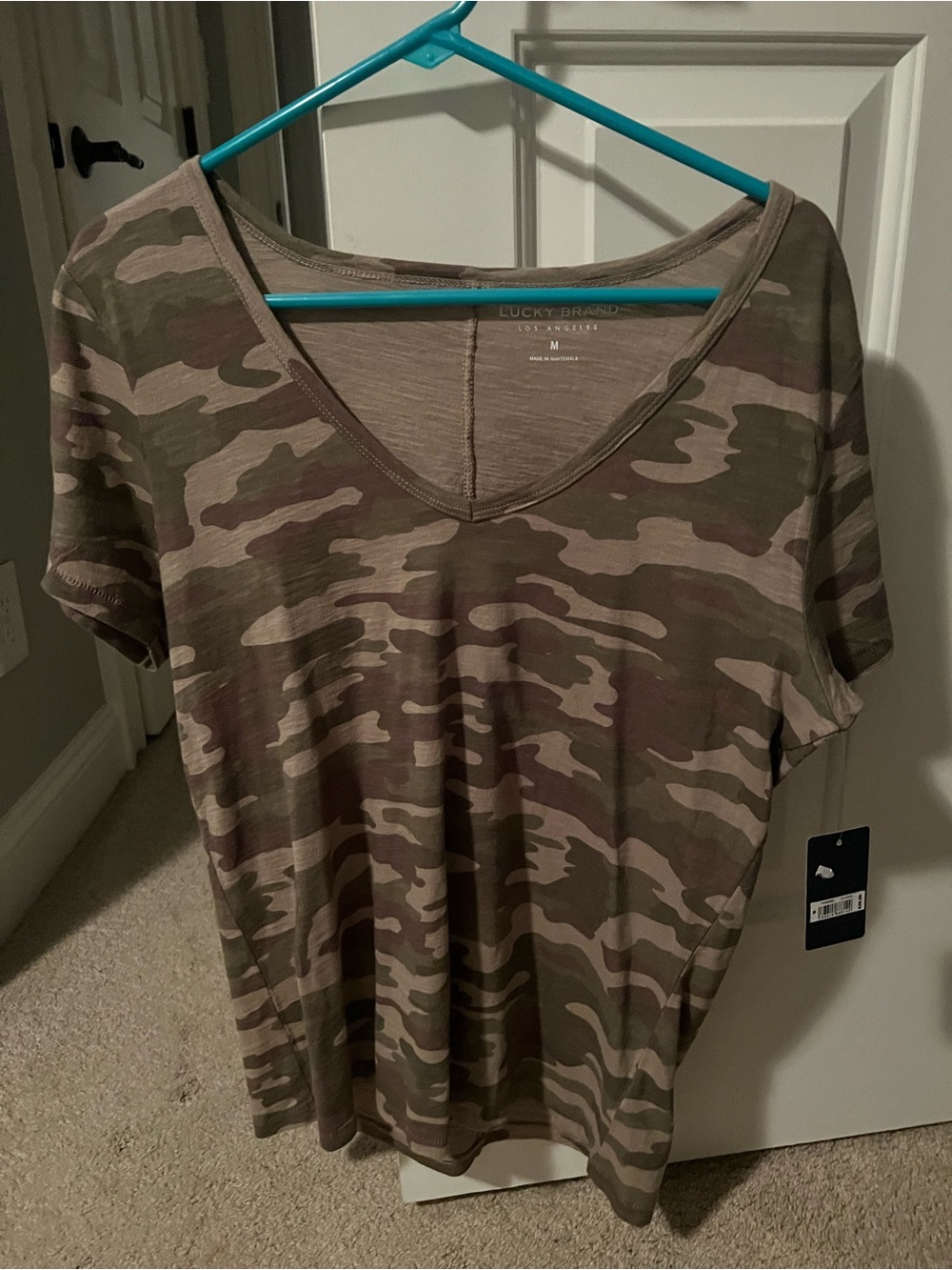 Lucky brand camo shirt. Brand new with tag
